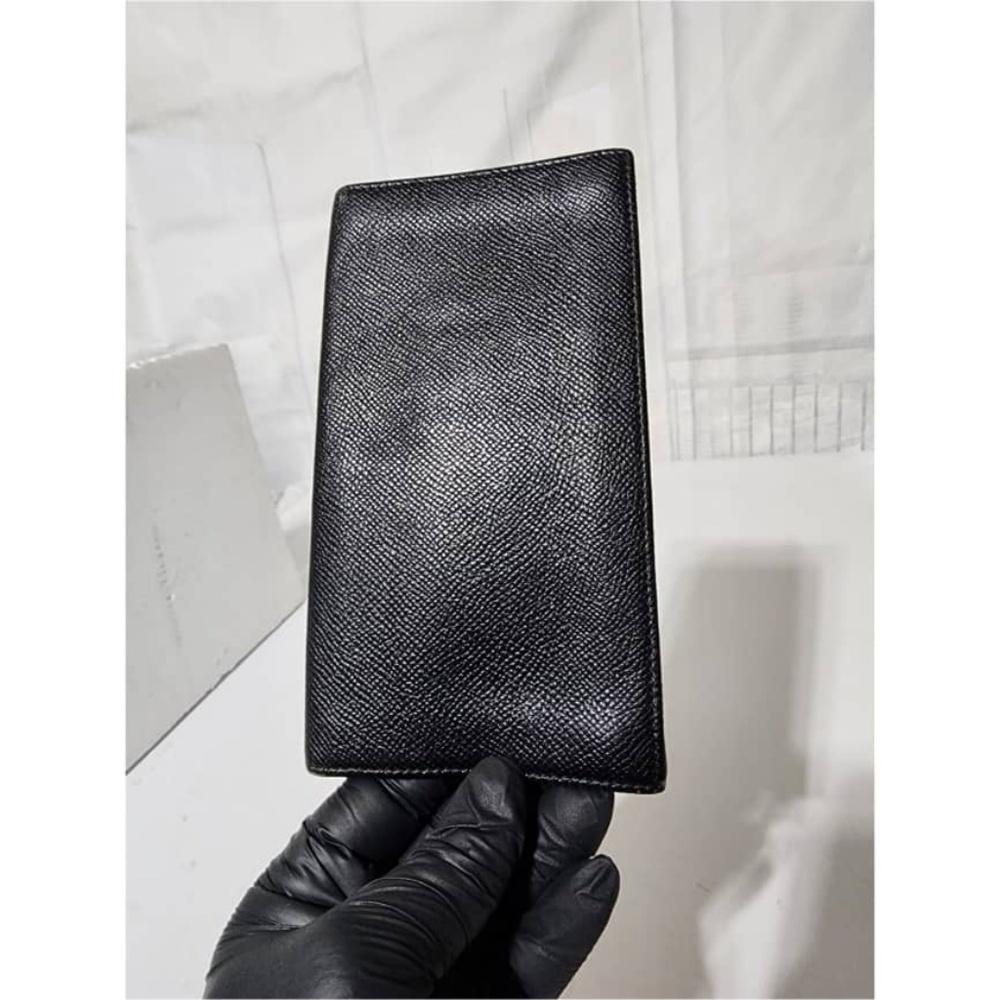 Authentic Bvlgari Long Bifold Wallet Black